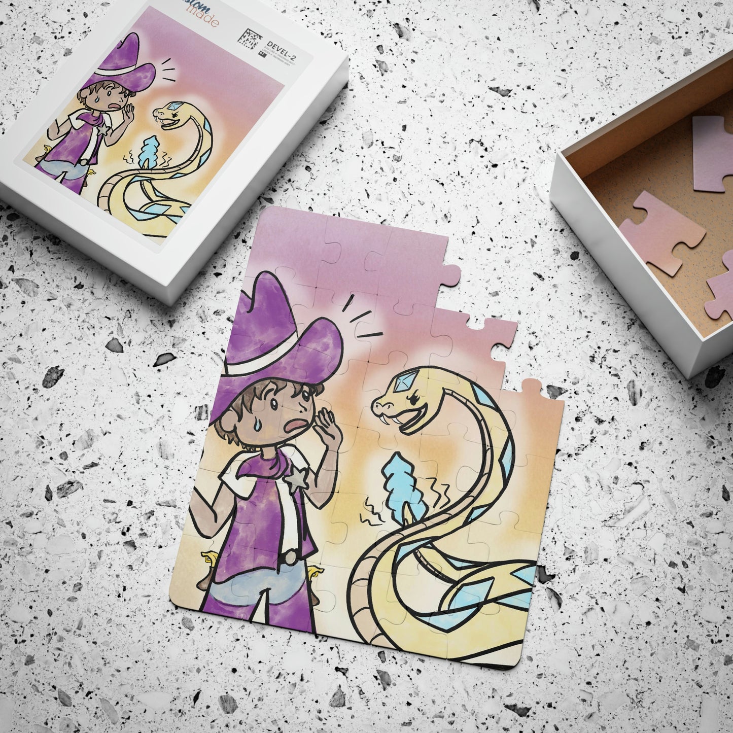 The Purple Cowboy Kids' Puzzle, 30-Piece